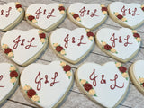 Floral Initial Heart # 1