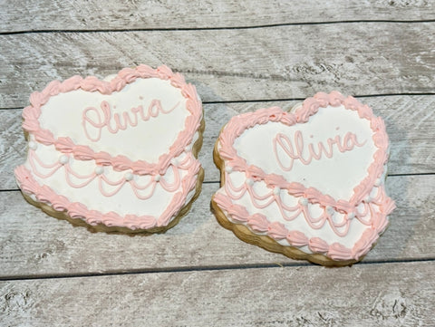 Heart Vintage Cake