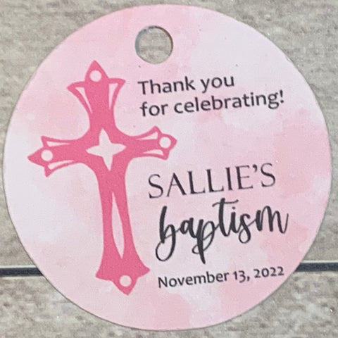 Pink Religious #3 Tags